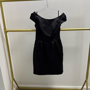 Black cocktail dress